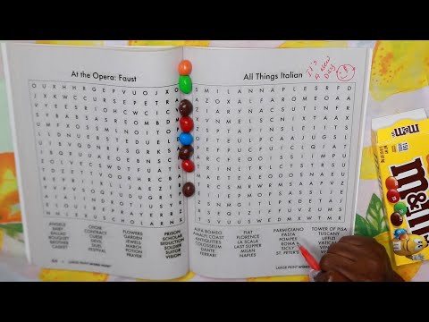 1 Hour ASMR Word*Search Sleep Relaxation