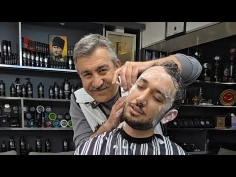 ASMR Münür Önkan sohbetli traşı