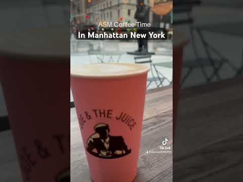 ASMR Coffee Time in Manhattan New York