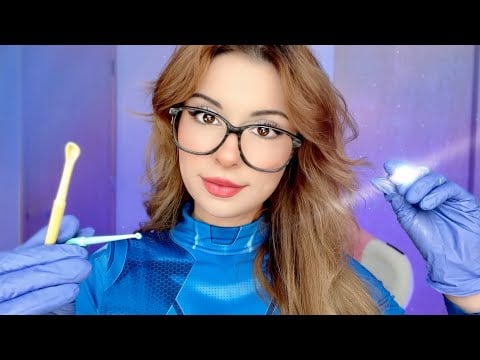 ASMR EXAMEN NEUROLOGIQUE CRYOGÈNE♡ Examen cryogénique ✨ Examen Nerf Crânien & Check-up FRANÇAIS