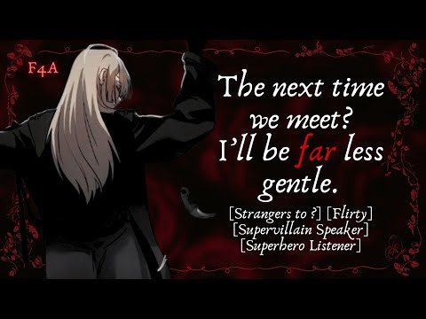 [F4A] [ASMR RP] Interrupting a flirty supervillain (Strangers to ?) (Villain x Hero) (Teasing)