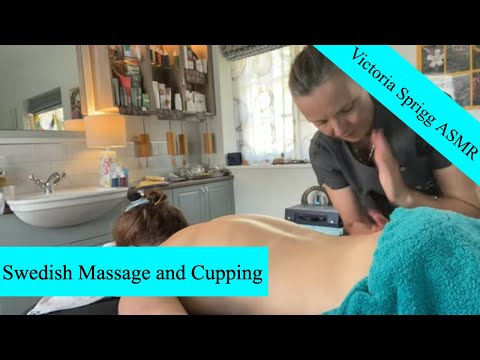 [ASMR] Swedish Massage And Korean Cupping with Victoria and Katie | 1 of 8