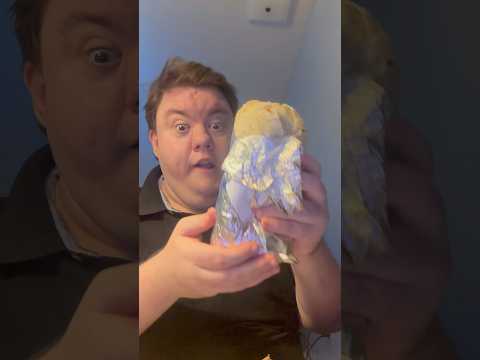 BIGGEST BURRITO EVER! 😱 #asmr #food #asmreating #short
