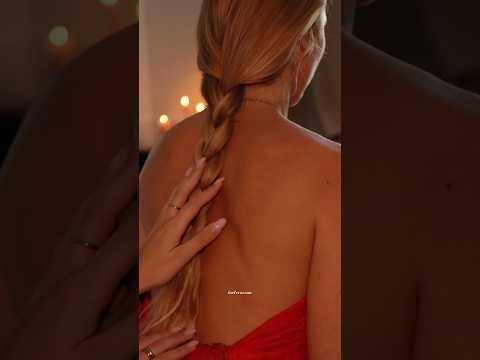braided hair for deep relaxation 😴 #asmrmassage #asmrhair #asmrsounds #asmrtracing #asmrvideo