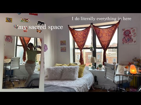 ULTIMATE Tiny Room Tour! (bedroom, workout studio, home office, art studio) Updated!