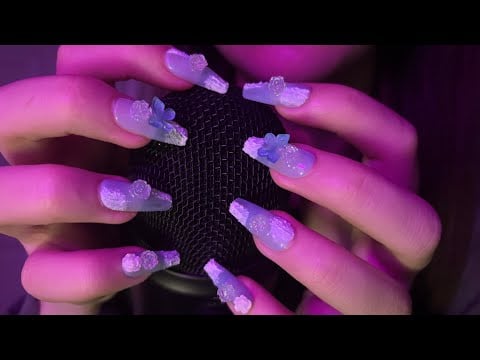 [ASMR - No Talking]  Mic Scratching (with and without fluffy cover) 😴 