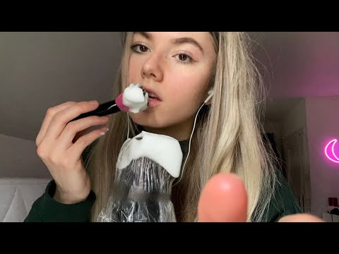 ASMR GEHIRNMASSAGE            [Shaving Foam on Microphone]