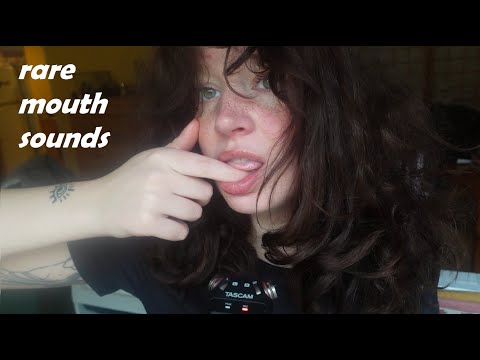 4 RARE mouth sounds asmr, no talking (unusual mouth triggers)