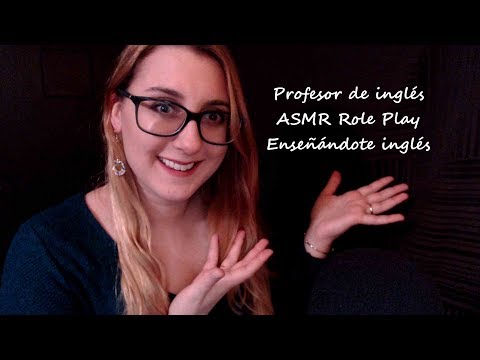 ASMR Spanish Teacher Role Play ~ Enseñándote Inglés