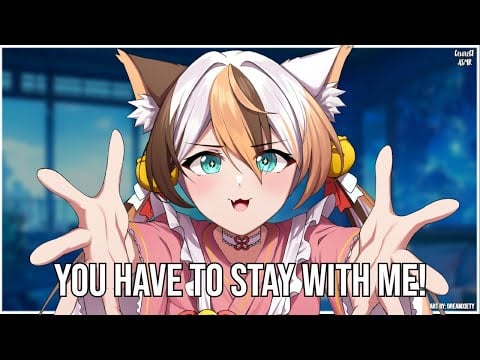 3DIO ASMR | Mischievous Neko Guardian Tricks you into Staying Home to Nap 🏠