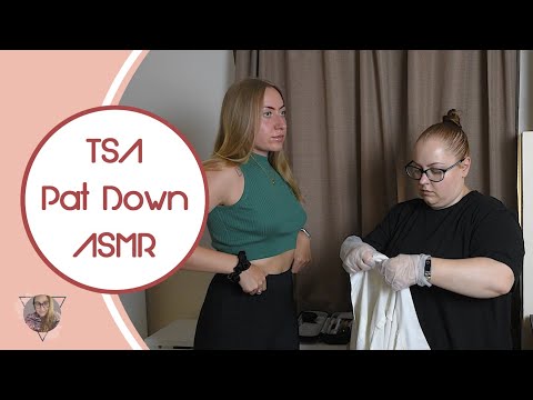 * ASMR * TSA Pat Down / REAL PERSON / Medical Checkup / Airport Security Checkup / Unintentional /