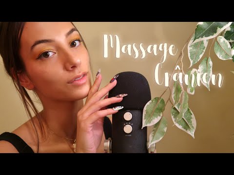 ASMR FR MASSAGE CRÂNIER 4K ~ gratouilles profonds pour ton cerveau 😌