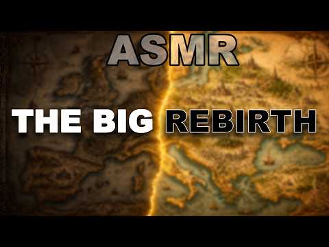 Exploring the Renaissance On Illustrated Vintage Map | Relaxing History ASMR