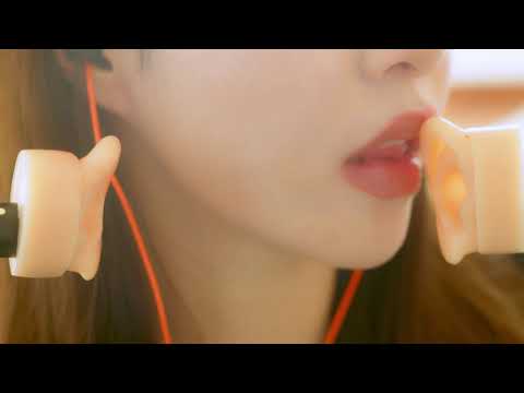 中文ASMR 小萌  喘息 口腔音 舔耳 弹舌音 mouth sound EAR EATING