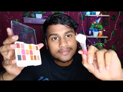 ASMR Fast Doing Face Massage & Makeup 💄