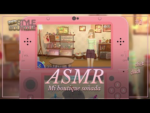 ASMR ✧ Mi primer día como estilista en New Style Boutique (Nintendo 3DS) 🛍️ [susurros, binaural]
