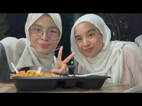 random vlog: midnight snack with my sister🍽️😋 (she took my food...)