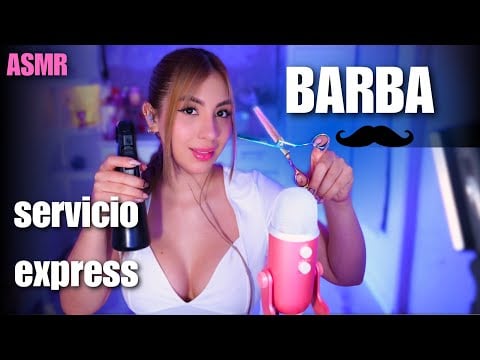 ASMR:  Barbería express  ✂️ | Barba perfecta en 15 minutos | Barberia Roleplay✨