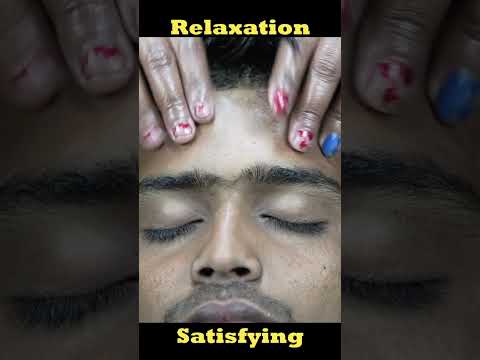 Cure Insomnia By Indian Woman Comb Massage ASMR | Forehead Massage For Better Sleep #shorts