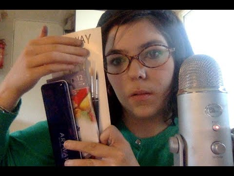 ASMR Webcam You Enter the Art supplies shop