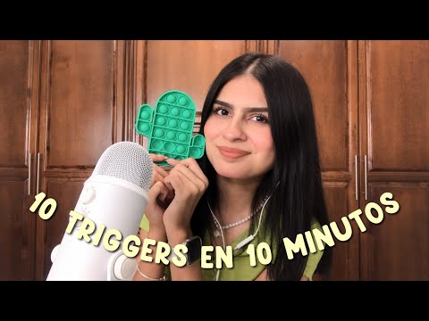 ASMR | 10 triggers en 10 minutos 🥸