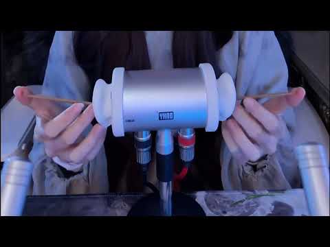 Scalp Massage & Deep ASMR Ear Cleaning: Water Sounds, Brushing & Relief / 4HR (No Talking)
