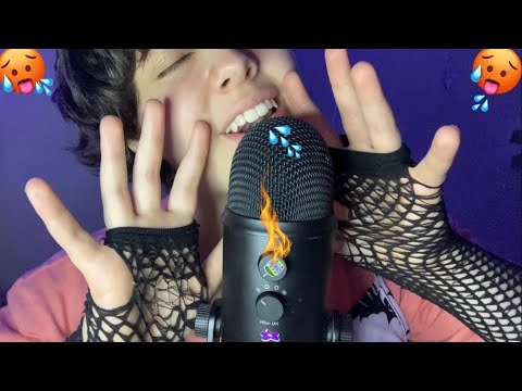 [ASMR] 👄💦 Sons de boca agressivos abafados e molhados🔥30min intensos