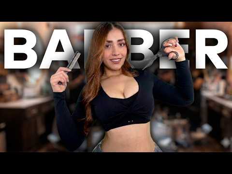 ASMR Barbería 💈 Afeitado y Diseño de Cejas ✂️ Roleplay  Relájate para dormir