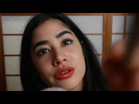 ASMR - Big sis does your Christmas makeup