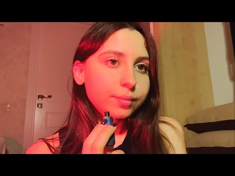 ASMR Sleepy Inaudible Whispers With Mini Mic - Wet Mouth Sounds at 100% Volume Sensitivity