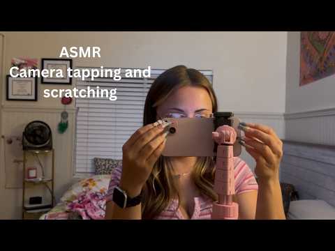 ASMR camera tapping and scratching... again