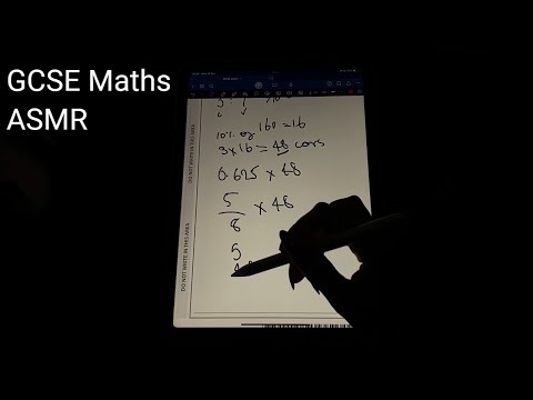 [ASMR] Going Through a GCSE Maths Paper | Whispered