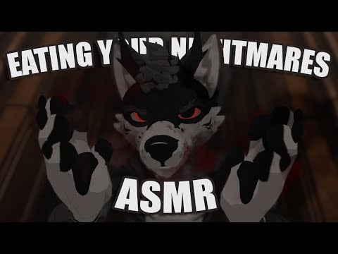 [Furry ASMR] Sleep Paralysis Demon Eats your Nightmares 👻 (Maw Sounds, Unintelligible Whispers ..)