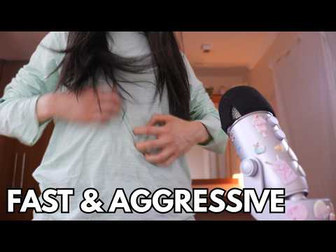 ASMR: *ACTUALLY* FAST & AGGRESSIVE Fabric Scratching (NOT JUST FAST)