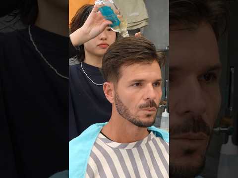 ASMR💈床屋さんのマッサージって気持ち良い！ #asmr #barbershop