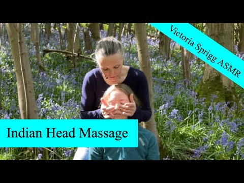 IMPROVED SOUND ASMR Indian Head Massage for Scalp and Face with Victoria and Verity | 3 of 4