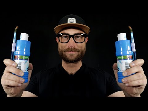 ASMR RAPIDE - Je peinture ton visage avec de la couleur