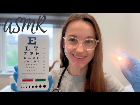 ASMR Cranial Nerve Exam 👩‍⚕️ Doctor Roleplay & Examination | Medical Student practices on you
