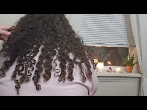💝 ASMR Back Attention w/ Back Tracing & Hair Play 💝