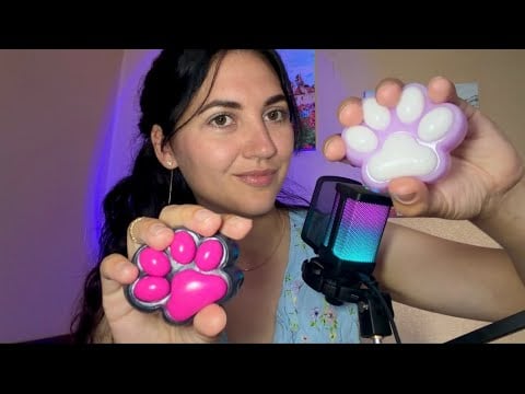 ASMR 🐾paws (intense mouth sounds, purring)