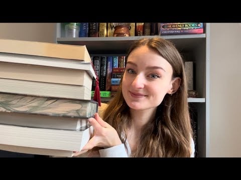ASMR March Reading Wrap Up (book triggers and close whispers) 