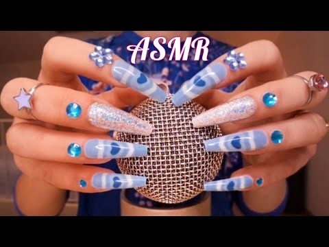 ASMR BRAIN Massage 🌟Blue Part of Yeti Mic Scratching, Mic Scratching with No Cover, Crunchy Sounds