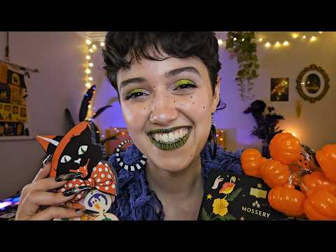 ASMR Halloween Store Roleplay 🎃 (whispered costume shopping roleplay, scratching & tapping)