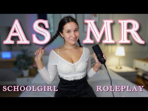 ASMR " School Girl " Roleplay | MIC PUMPING on my knees + WET SOUNDS - Fast, Slow and Rubbing