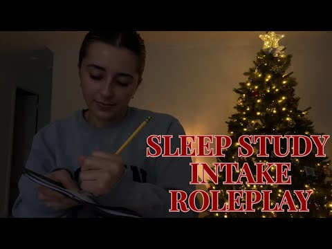 ASMR Sleep Study Intake Session to Relax Your Mind