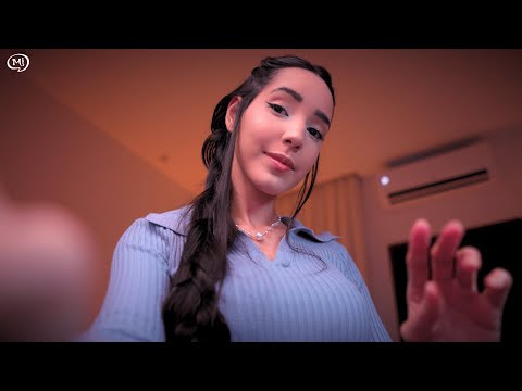 SLOW ASMR NO TALK ♡ Fixei meu olhar em você ♡ 4K