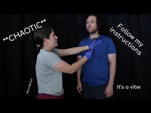 [Real Person ASMR] *CHAOTIC* Follow My Instructions | TSA, Healing, Medical Exam ^100K Special^