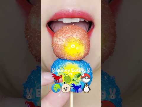Ball Jelly 🦖💣🥒🌍👶🏻🥚🐧 이모지 먹방 MUKBANG [sped up]