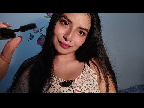 Asmr en español/ Cuidado de pestañas 😍                            #pestañas #asmr