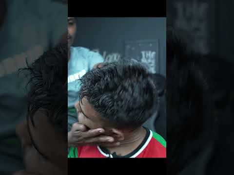 ASMR Head And Body Massage For Relaxation | Strong Wrist Barber Doing Neck Crack #shorts #neckcrack